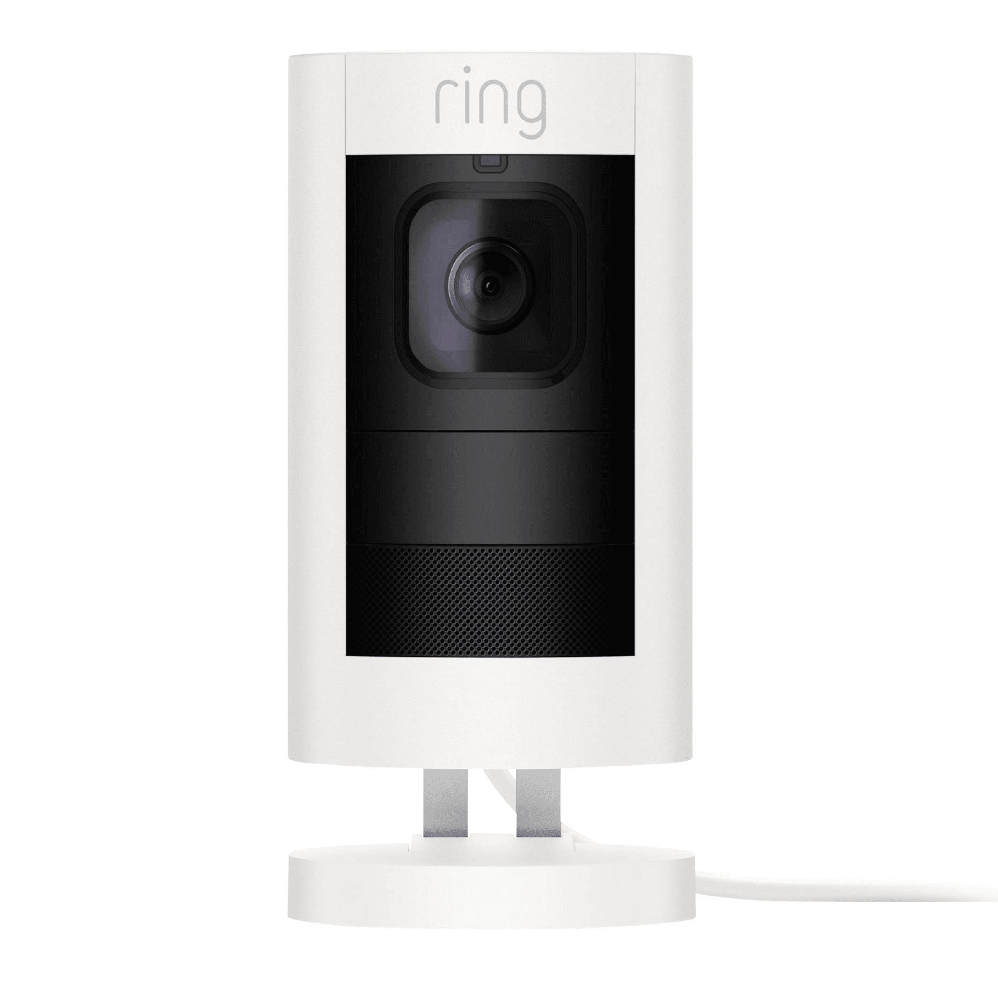 Ring Stick Up Security Camera Elite White كاميرا مراقبة
