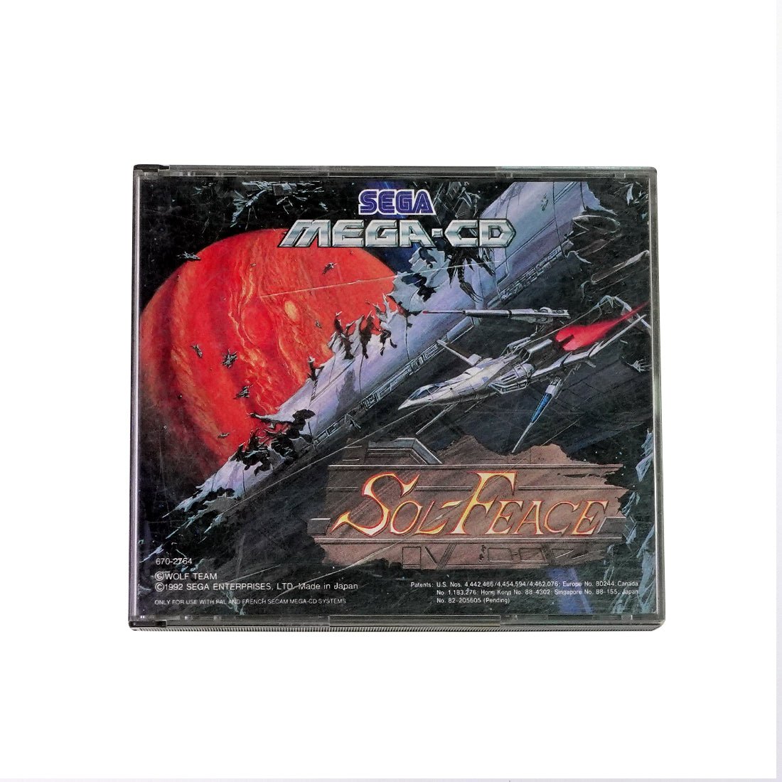 (Pre-Owned) Sol-Feace Game - Sega Mega CD - ريترو - Store 974 | ستور ٩٧٤