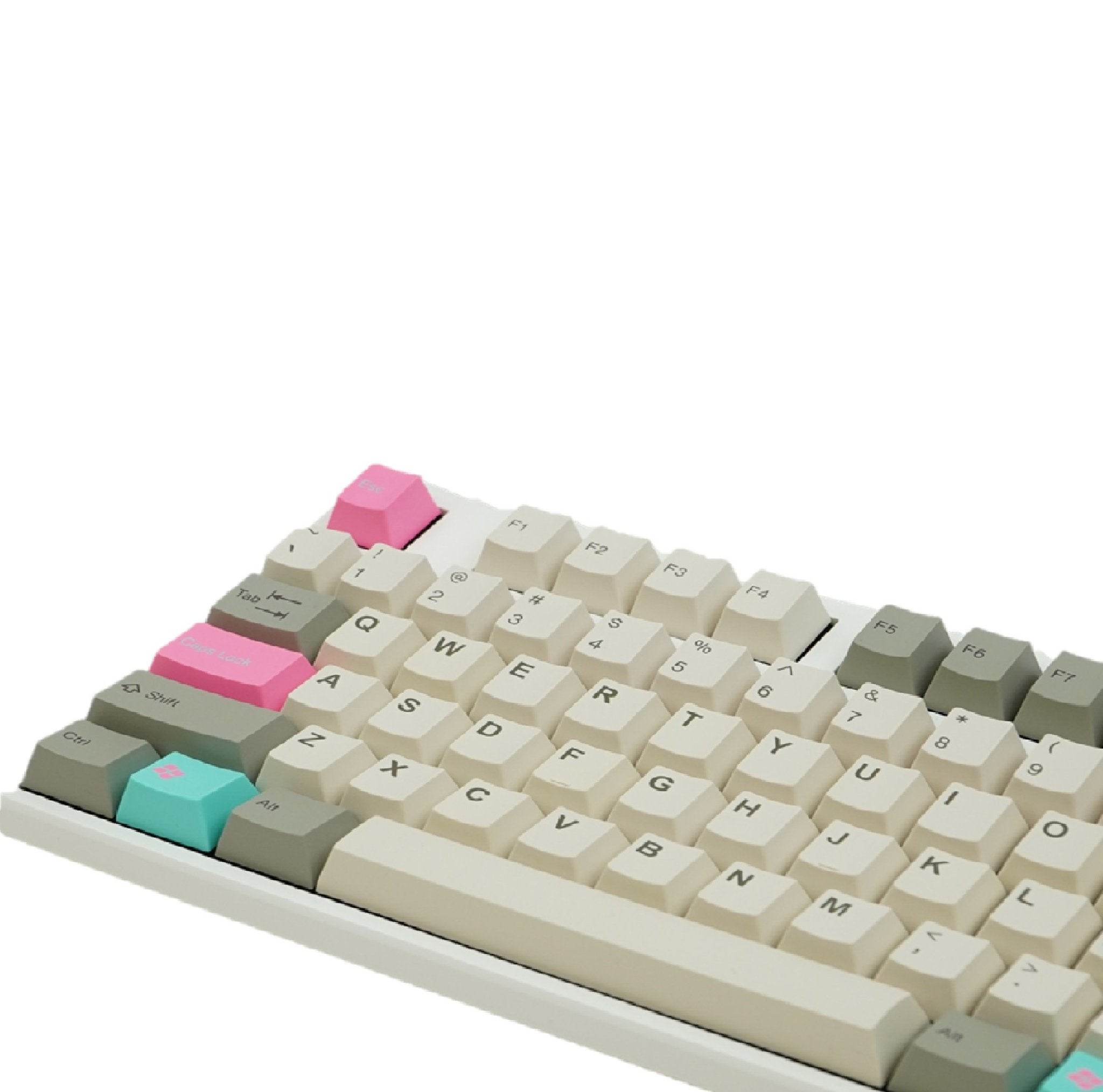 Tai-Hao 104 Keys-Double Shot Keycap + 1 Keys Puller - Grey+Blue+Pink - Store 974 | ستور ٩٧٤