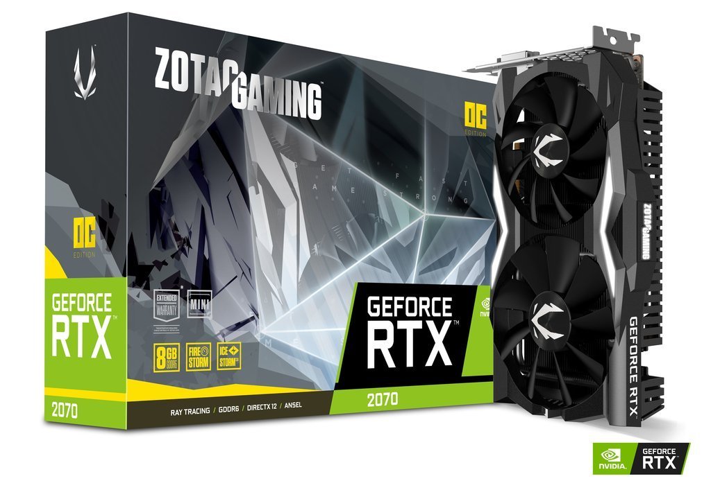 Zotac Gaming GeForce RTX 2070 OC Mini 8GB GDDR6 PCI-E Gen 4x4