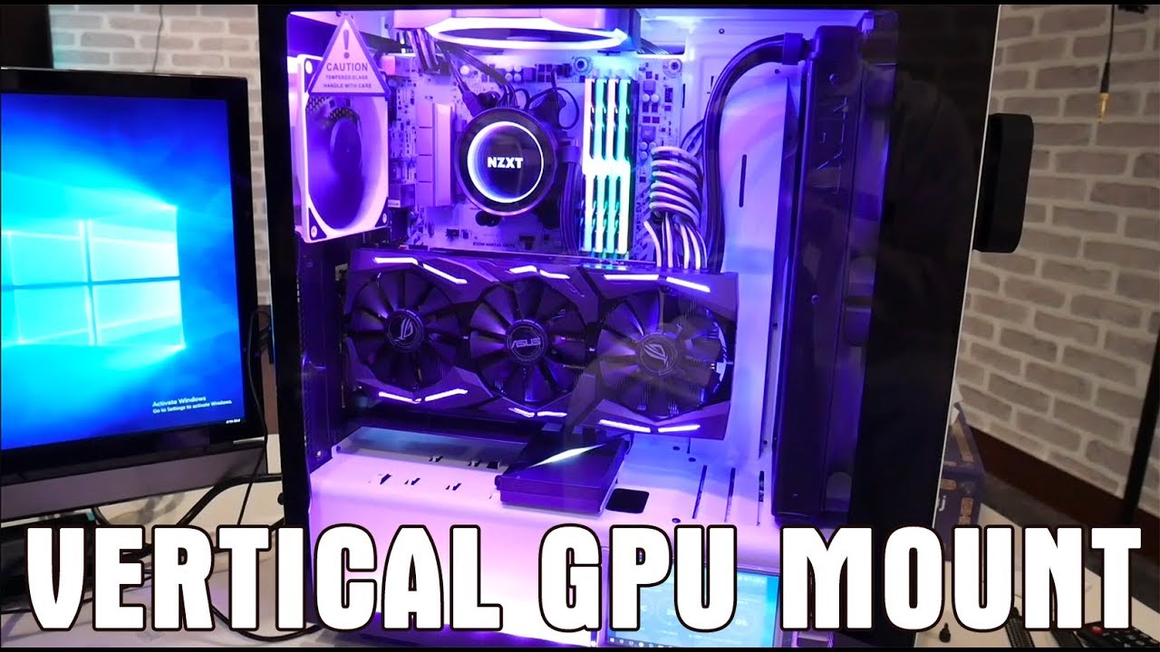 How to mount a graphics card vertically - Store 974 | ستور ٩٧٤