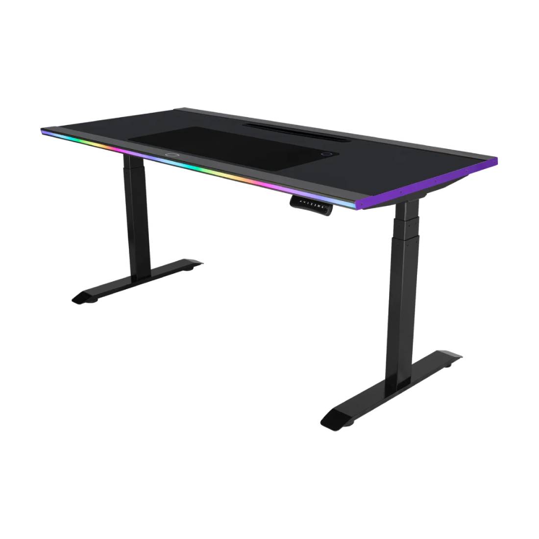 Epic Gamers Elite Hydraulic Gaming Table RGB – Black - طاولة
