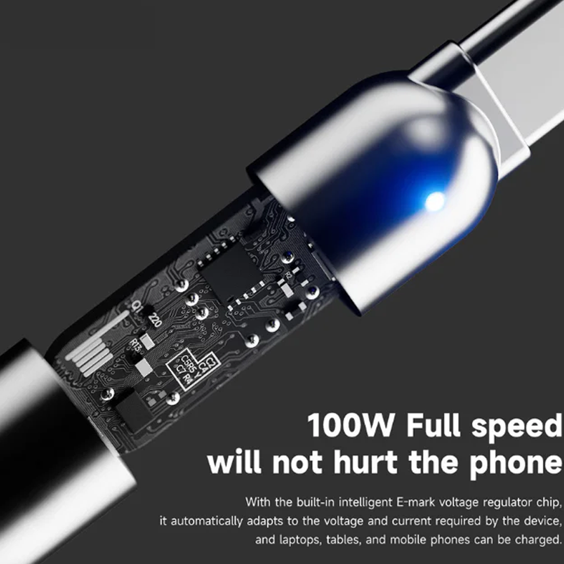 URTECH Premium 100W Spring USB-C Cable - أكسسوارات URTECH Premium 100W Spring USB-C Cable - أكسسوارات