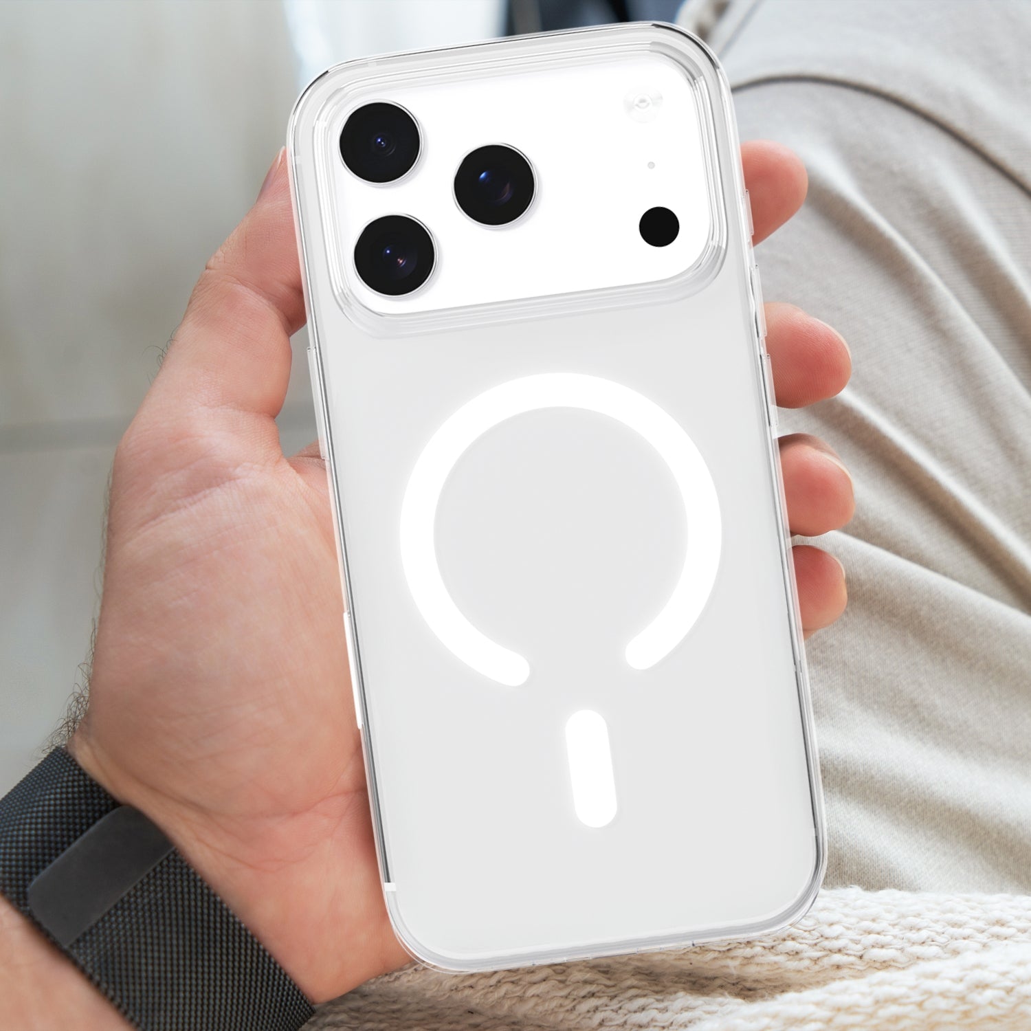 HYPHEN LUCD MagSafe Crystal Clear Case - iPhone 17 Pro Max - 6.9