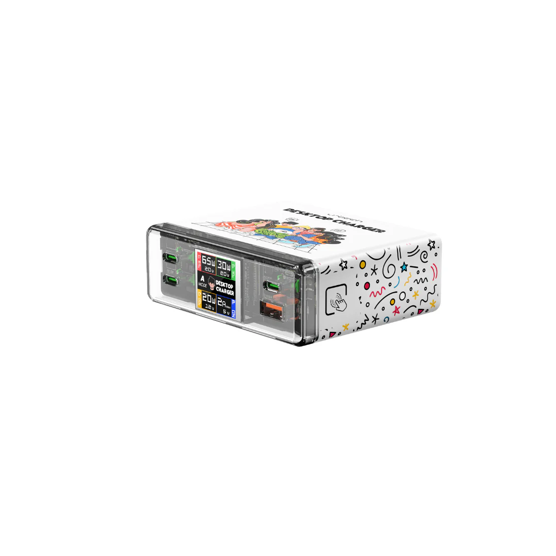 URTECH 130W GaN Desktop Charger - مزود الطاقة URTECH 130W GaN Desktop Charger - مزود الطاقة
