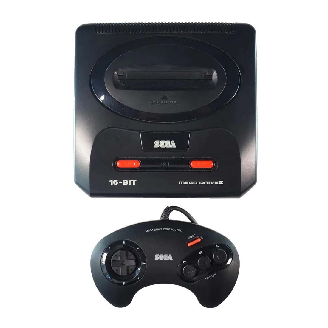 (Pre-Owned) Sega Mega Drive II Console - Black - ريترو - Store 974 | ستور ٩٧٤