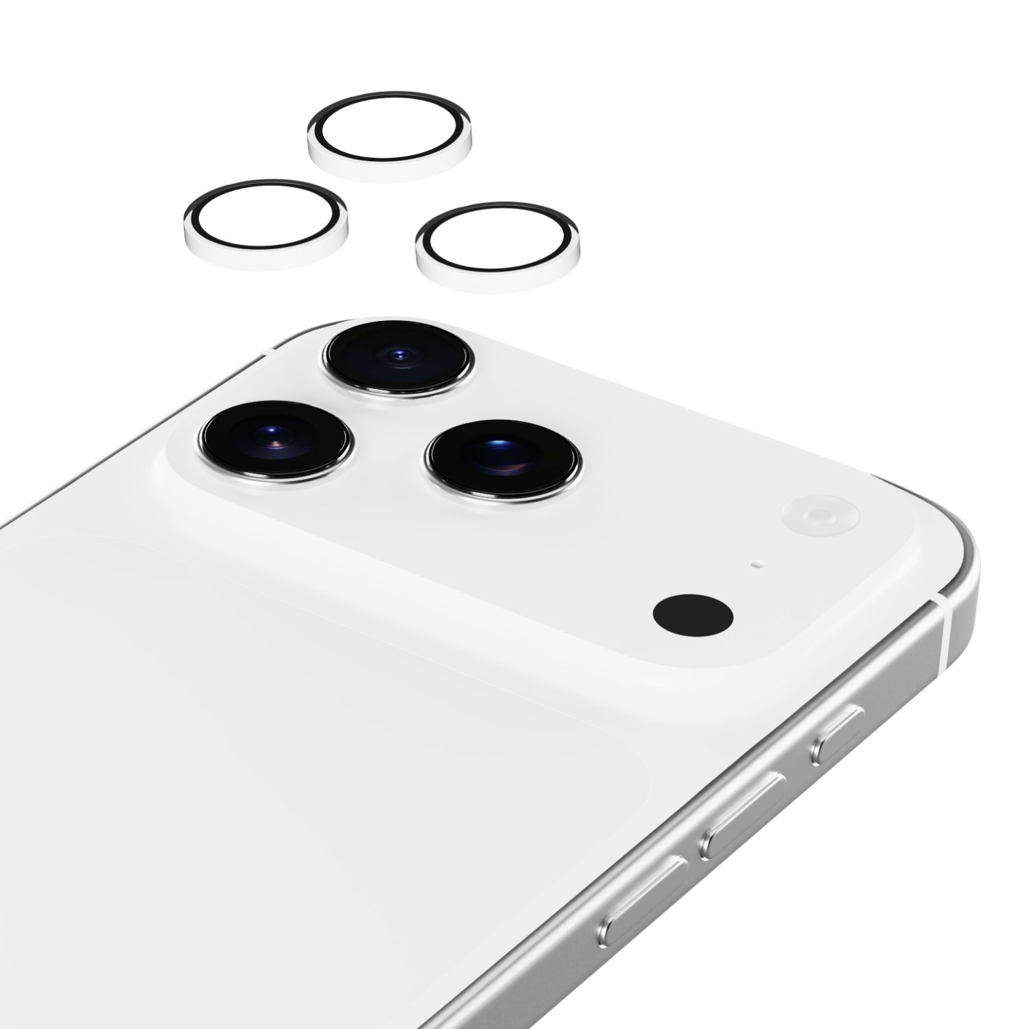 HYPHEN Camera Lens Protector - Clear - iPhone 17 Pro | 17 Pro Max with Self Installation Board - أكسسوار - Store 974 Electronics WLL  | ستور٩٧٤ للالكترونيات ذ.م.م