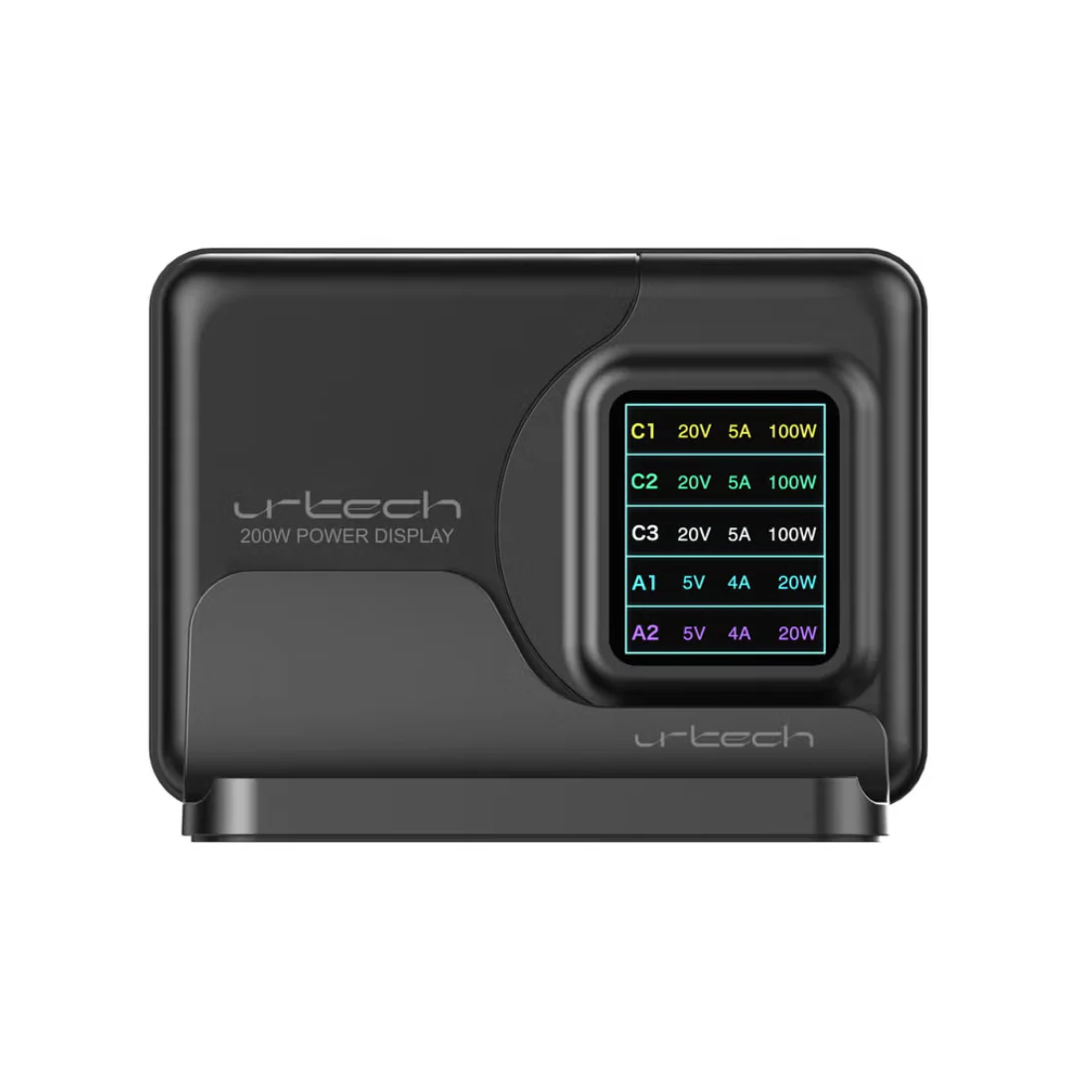 URTECH 200W GaN Charging Station - مزود الطاقة URTECH 200W GaN Charging Station - مزود الطاقة