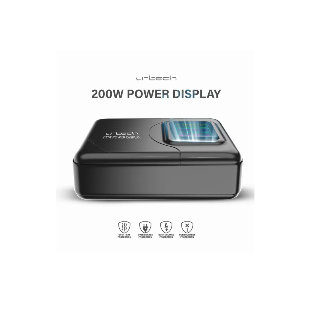 URTECH 200W GaN Charging Station - مزود الطاقة