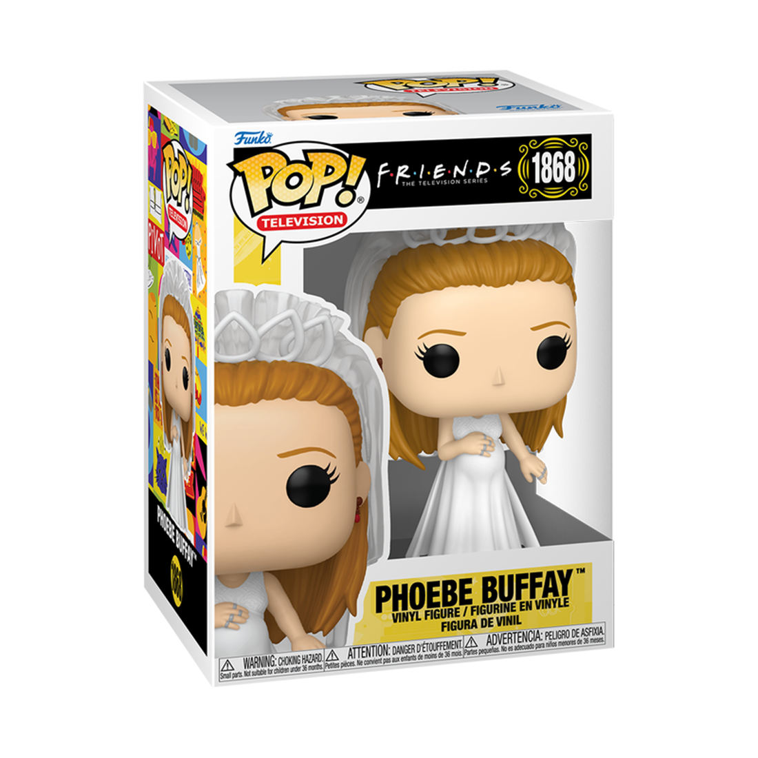 Funko Pop! Tv: Friends S7 - Phoebe Wedding Dress #1868 - مجسم Funko Pop! Tv: Friends S7 - Phoebe Wedding Dress #1868 - مجسم