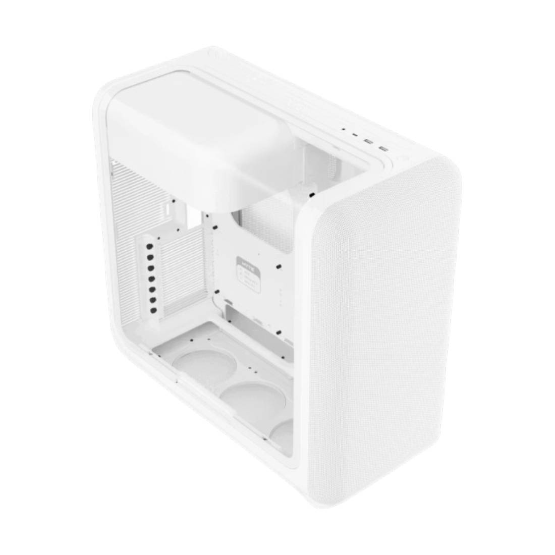Hyte X50 TG Side ATX Mid-Tower - Snow White - صندوق Hyte X50 TG Side ATX Mid-Tower - Snow White - صندوق