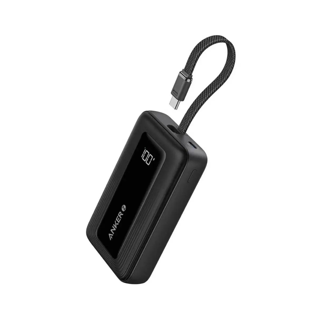 Anker Power Bank (10K, 30W, Built-in USB-C Cable) – باور بنك