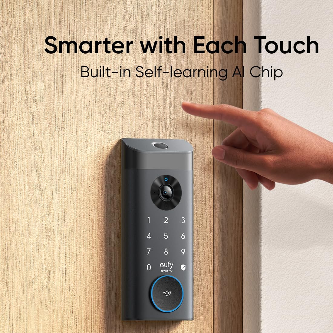 Eufy Security E330 Video Lock – Light Gray – قفل Eufy Security E330 Video Lock – Light Gray – قفل