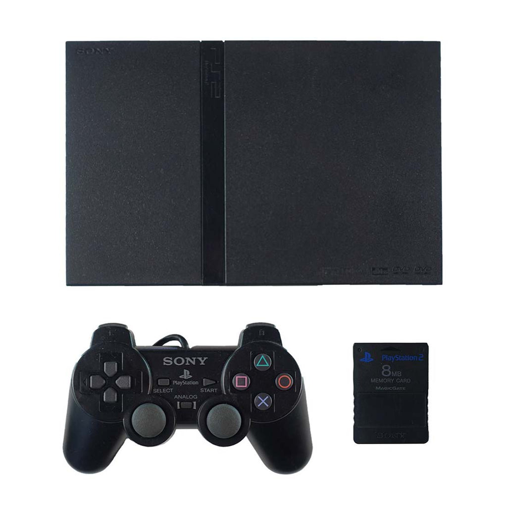 PlayStation 2 Console in Black with No Memory card and store no controller