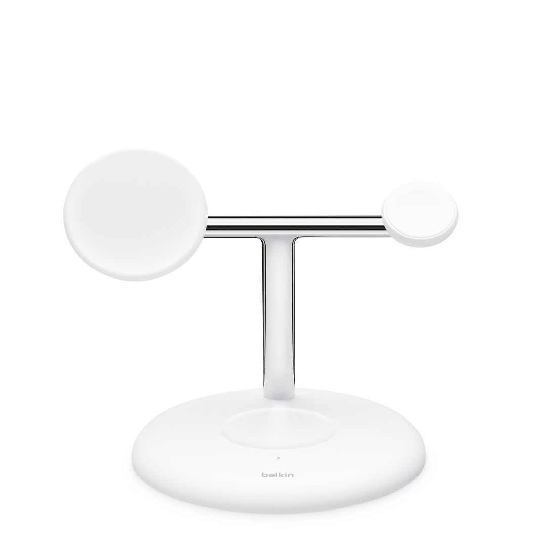 Belkin Boostcharge Pro 3-in-1 Qi2 15w Wireless Charging Stand - White - شاحن Belkin Boostcharge Pro 3-in-1 Qi2 15w Wireless Charging Stand - White - شاحن