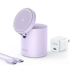 Anker 623 Magnetic Wireless Charger (MagGo) – Violet – شاحن