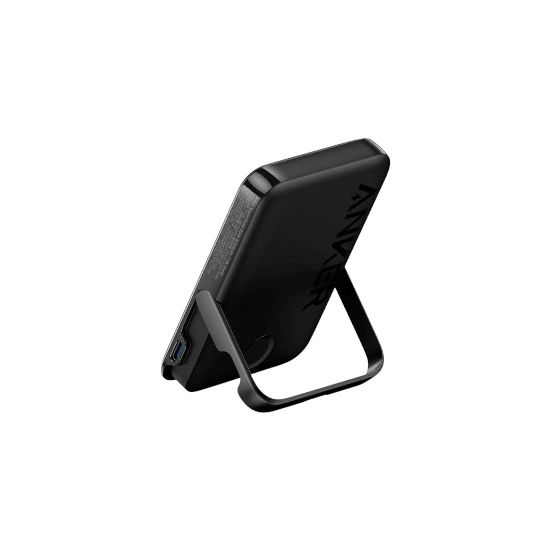 Anker MagGo Power Bank 5000mAh Wireless w/ Foldable Stand - Black - مزود طاقة