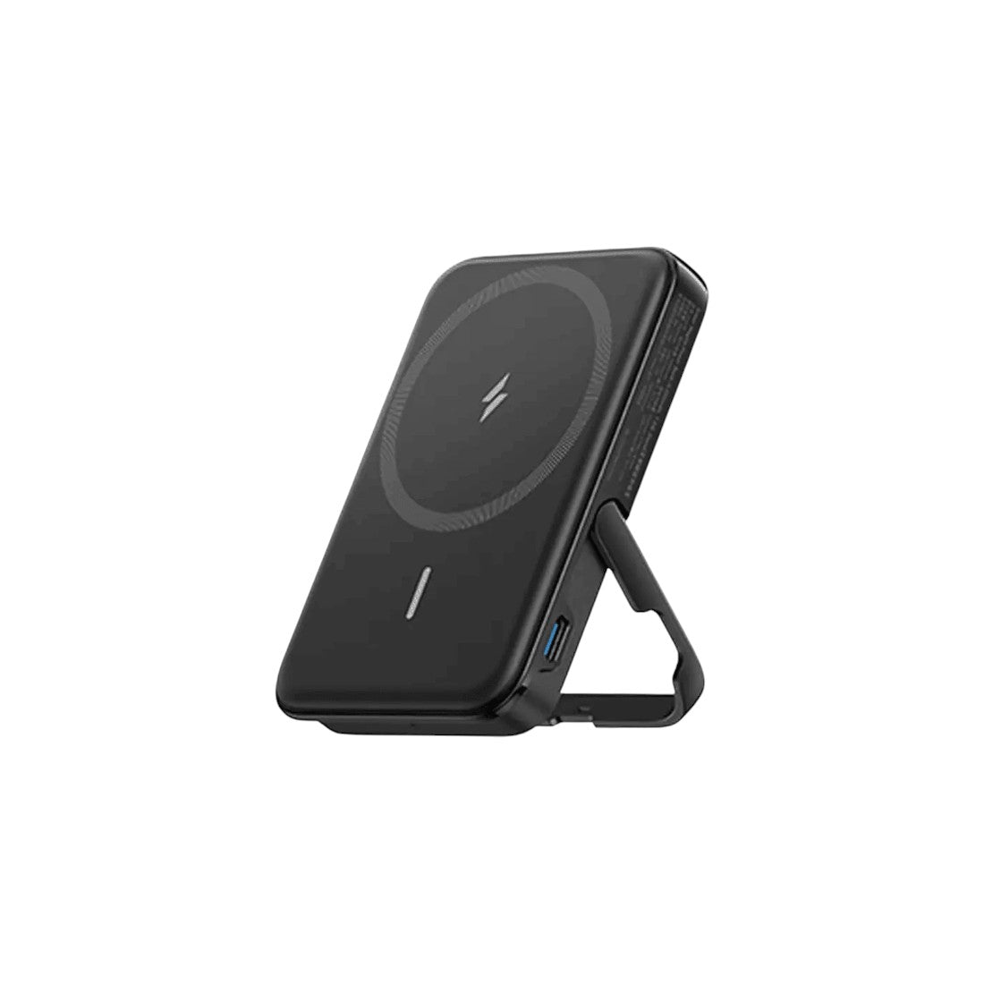 Anker MagGo Power Bank 5000mAh Wireless w/ Foldable Stand - Black - مزود طاقة