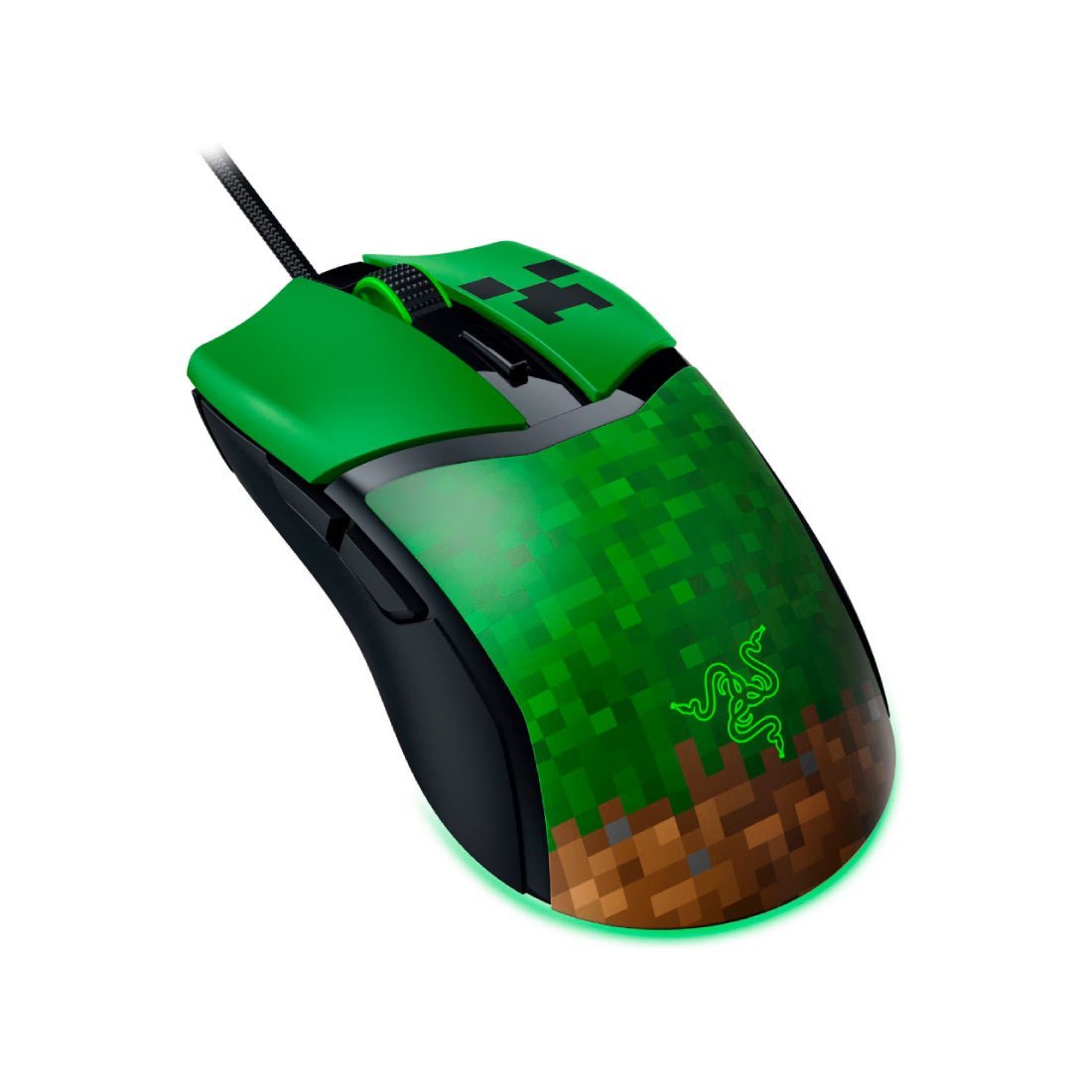 Razer Cobra Wired Gaming Mouse - Minecraft Edition - فأرة Razer Cobra Wired Gaming Mouse - Minecraft Edition - فأرة