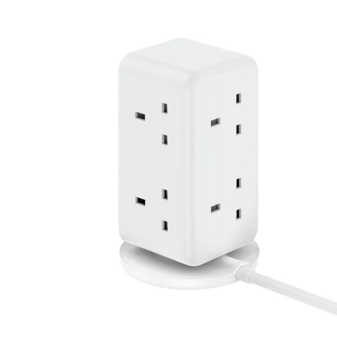 Momax 1-Charge Work Flow 6-Oulet Digital Display Power Tower With USB - شاحن Momax 1-Charge Work Flow 6-Oulet Digital Display Power Tower With USB - شاحن