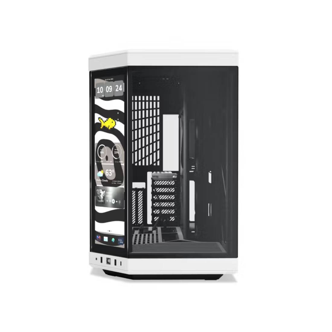 Hyte Y70 Touch Infinite Dual Chamber Mid-Tower ATX Case - Panda - صندوق Hyte Y70 Touch Infinite Dual Chamber Mid-Tower ATX Case - Panda - صندوق