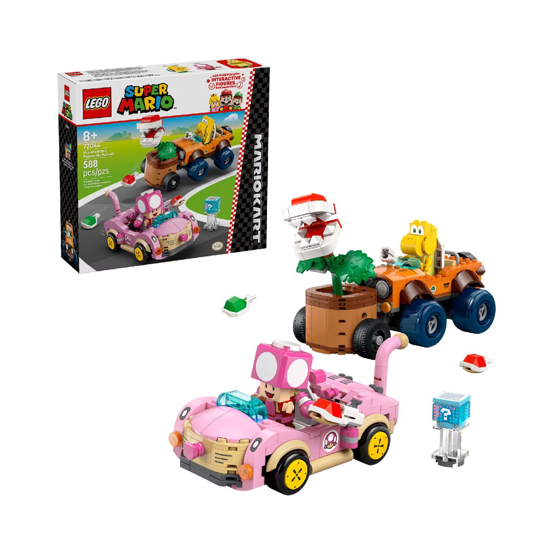 LEGO® Mario Kart™ – Piranha Plant Power-Up Pursuit 72044 - لعبة LEGO® Mario Kart™ – Piranha Plant Power-Up Pursuit 72044 - لعبة