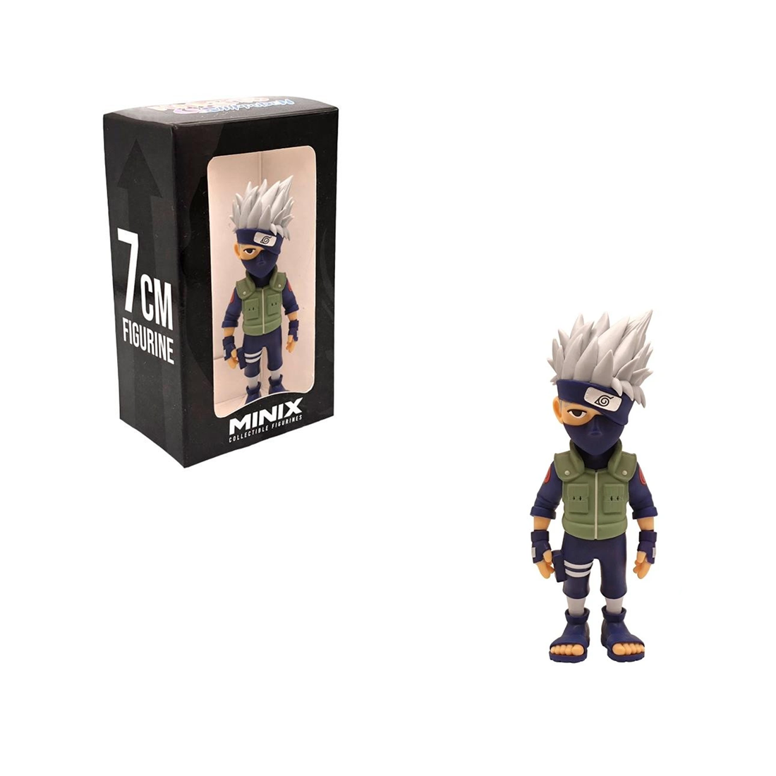 Minix Anime Naruto Shippuden 7cm Kakashi - دمية Minix Anime Naruto Shippuden 7cm Kakashi - دمية