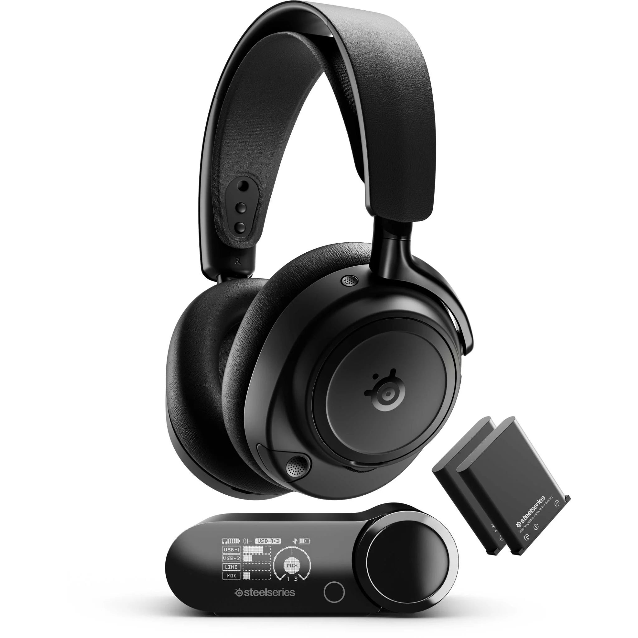SteelSeries Arctis Nova Elite Wireless Gaming Headset - Black - سماعة - Store 974 Electronics WLL  | ستور٩٧٤ للالكترونيات ذ.م.م