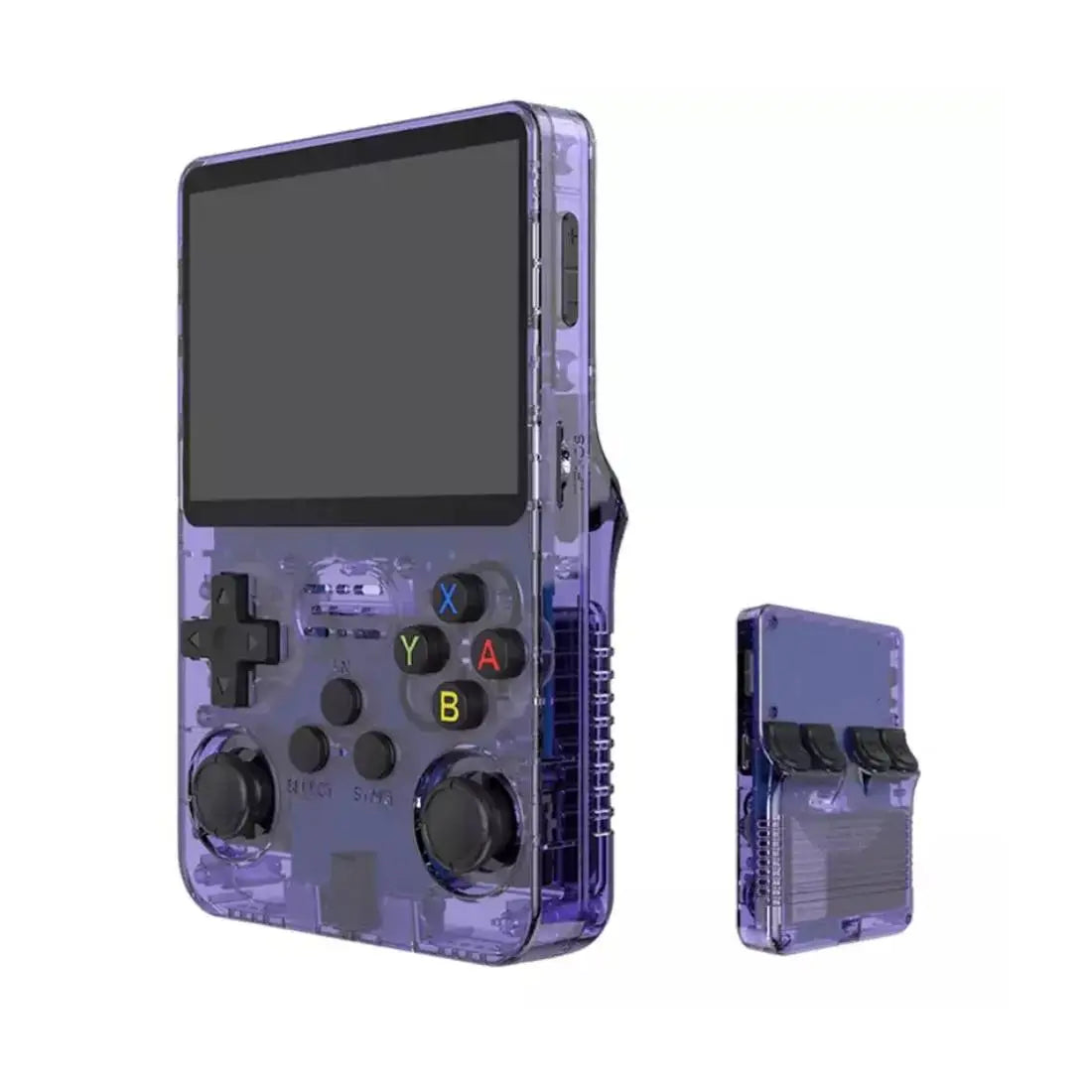 R36S Retro Handheld Video Game Console - Purple - جهاز ألعاب R36S Retro Handheld Video Game Console - Purple - جهاز ألعاب