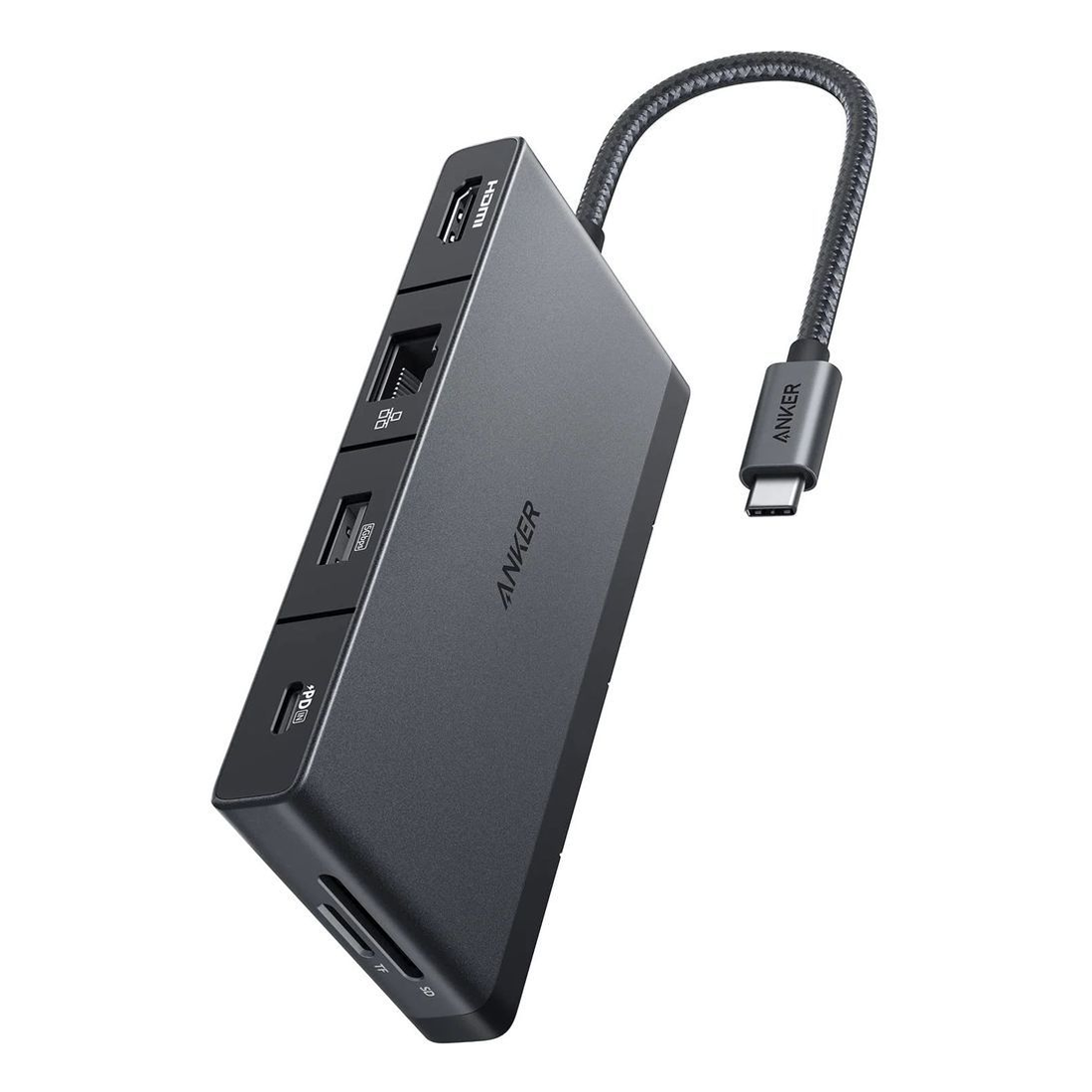 Anker 552 USB-C Hub (9-in-1, 4K HDMI) – Black – ملحقات Anker 552 USB-C Hub (9-in-1, 4K HDMI) – Black – ملحقات