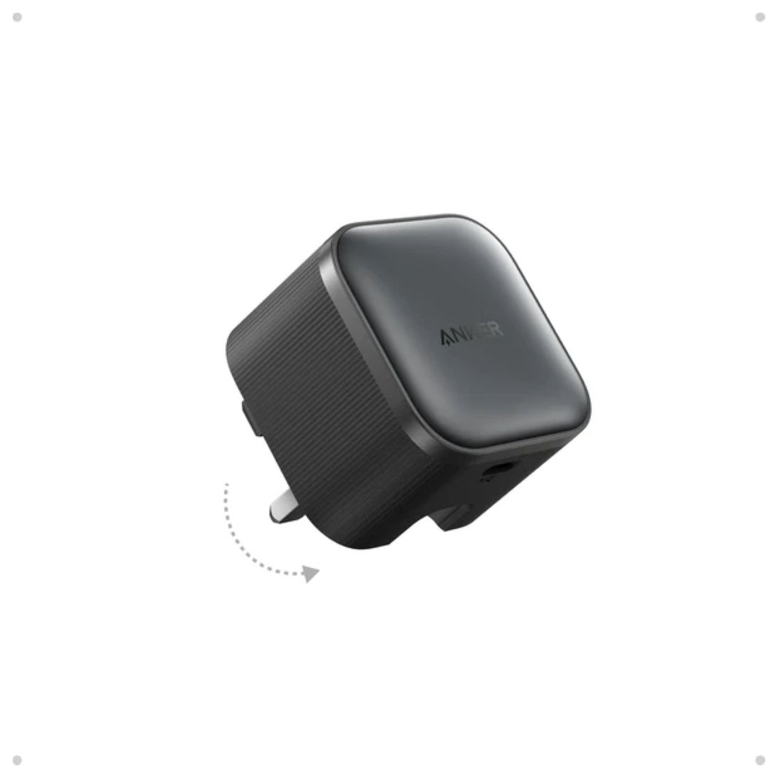 Anker 45W USB-C Nano Charger - Black - شاحن