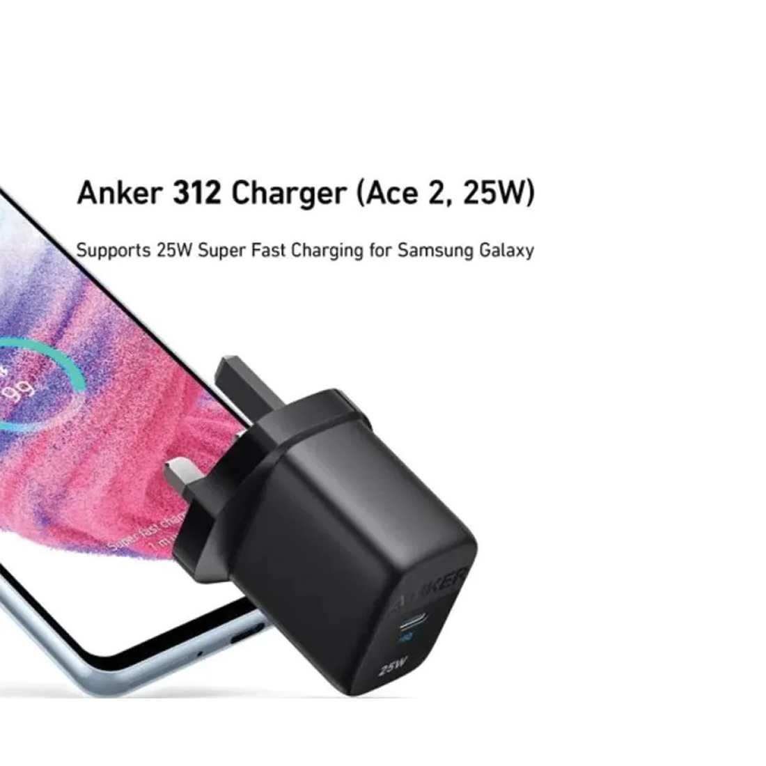 Anker Charger 25W Compact | Black - A2656K11 - شاحن
