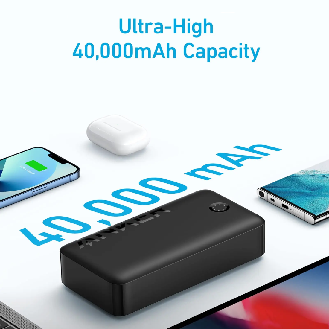 Anker 347 Power Bank (PowerCore 40K) – Black – باور بنك Anker 347 Power Bank (PowerCore 40K) – Black – باور بنك