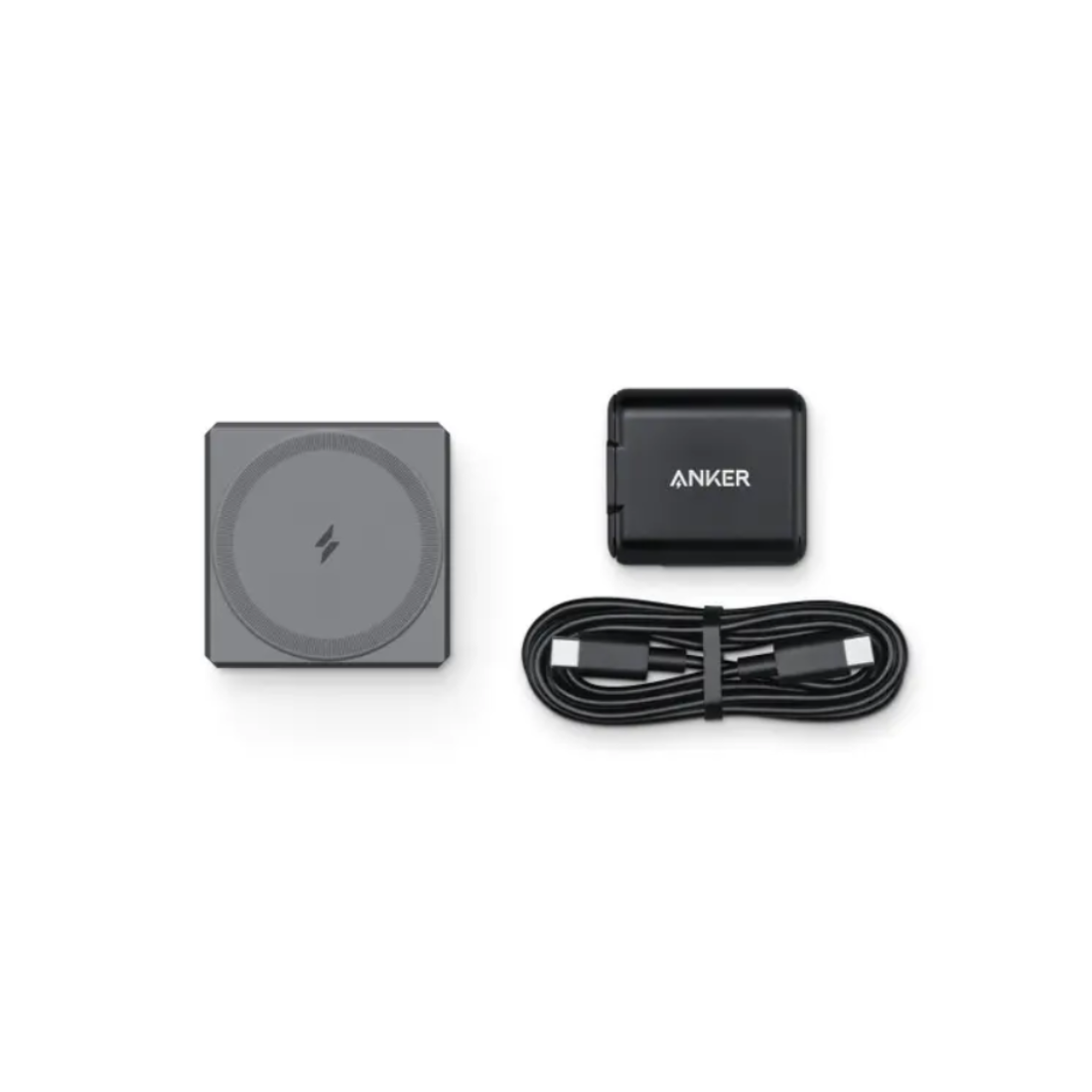 Anker 3-in-1 Cube with MagSafe – Grey – ملحقات Anker 3-in-1 Cube with MagSafe – Grey – ملحقات