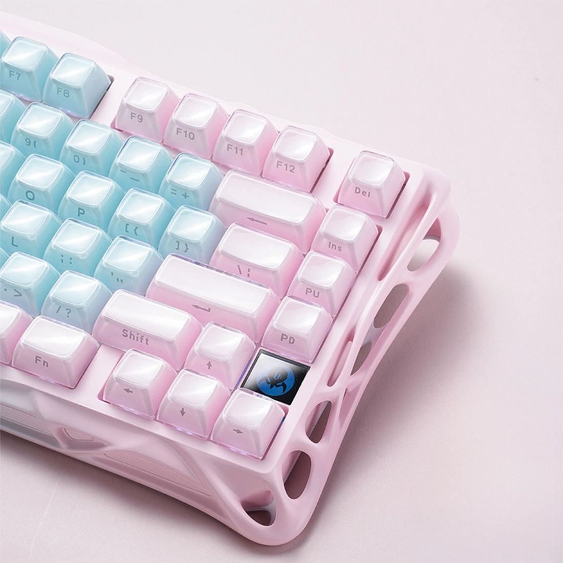 GravaStar Mercury K1 LITE 75% Wireless Mechanical Gaming Keyboard - Aurora Mist - لوحة مفاتيح GravaStar Mercury K1 LITE 75% Wireless Mechanical Gaming Keyboard - Aurora Mist - لوحة مفاتيح
