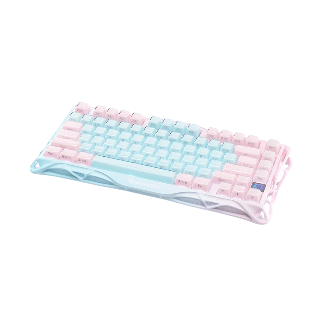 GravaStar Mercury K1 LITE 75% Wireless Mechanical Gaming Keyboard - Aurora Mist - لوحة مفاتيح GravaStar Mercury K1 LITE 75% Wireless Mechanical Gaming Keyboard - Aurora Mist - لوحة مفاتيح