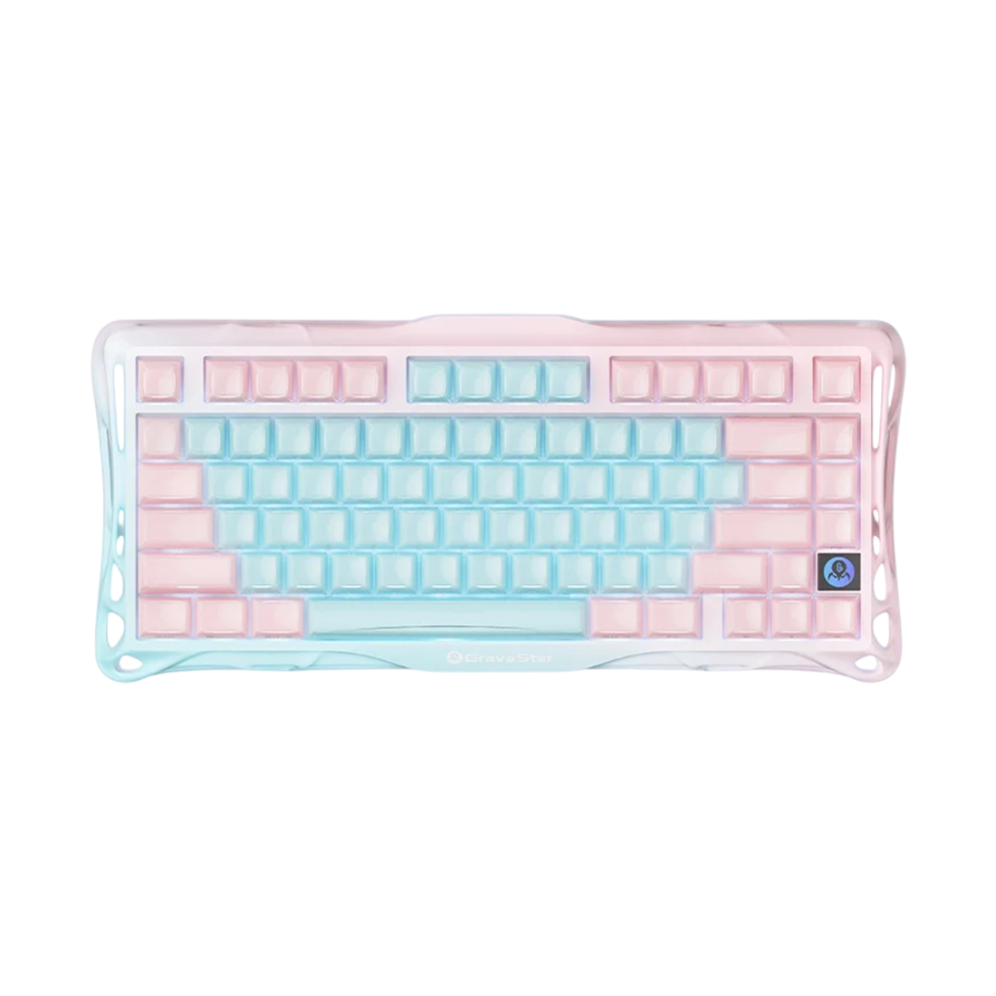 GravaStar Mercury K1 LITE 75% Wireless Mechanical Gaming Keyboard - Aurora Mist - لوحة مفاتيح GravaStar Mercury K1 LITE 75% Wireless Mechanical Gaming Keyboard - Aurora Mist - لوحة مفاتيح