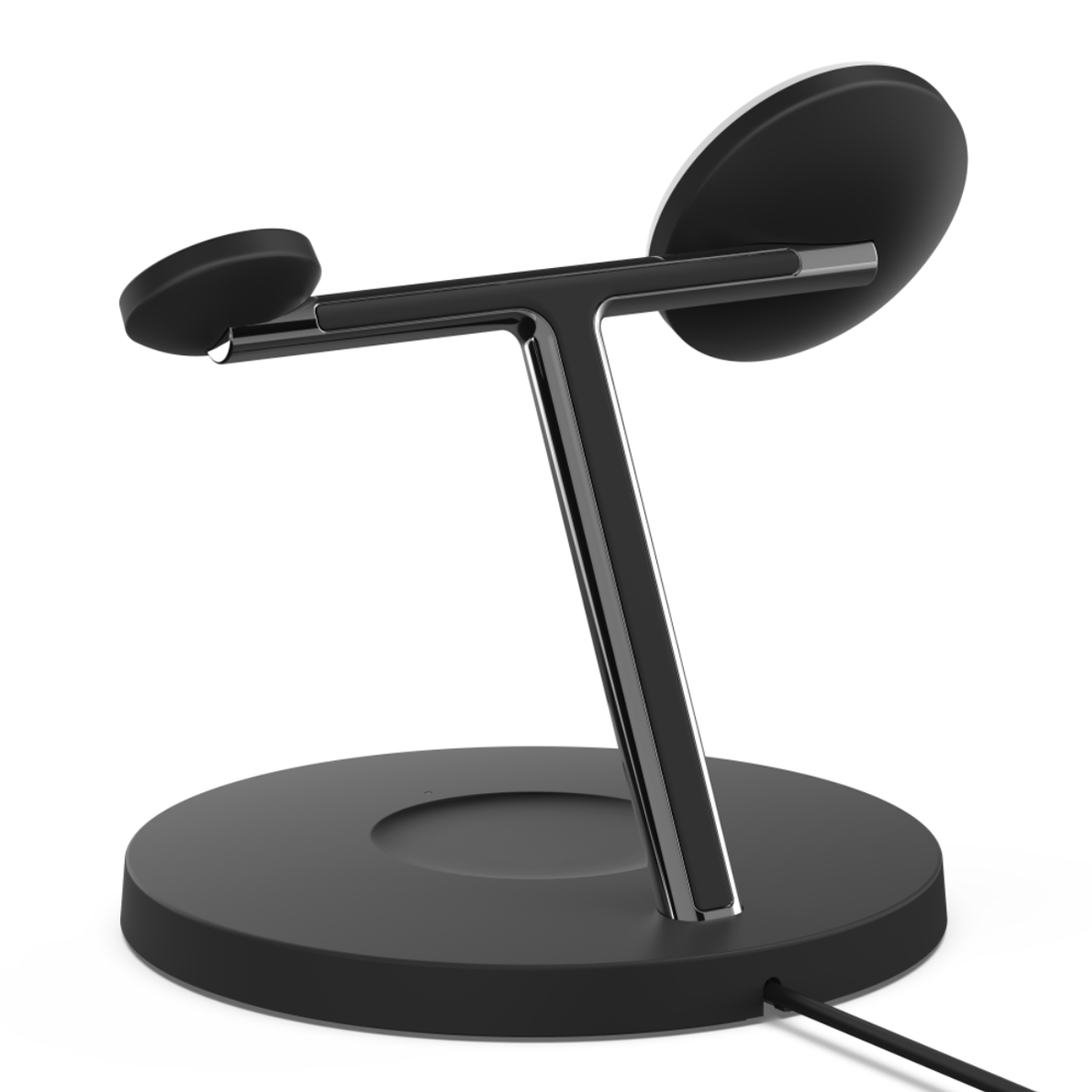 Belkin Boostcharge Pro 3-in-1 Qi2 15w Wireless Charging Stand - Black - شاحن Belkin Boostcharge Pro 3-in-1 Qi2 15w Wireless Charging Stand - Black - شاحن
