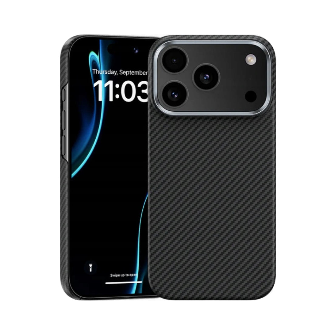Benks ArmorAir 600D Phone Case Built with Kevlar® iP17 - Black - اكسسوار - Store 974 Electronics WLL  | ستور٩٧٤ للالكترونيات ذ.م.م