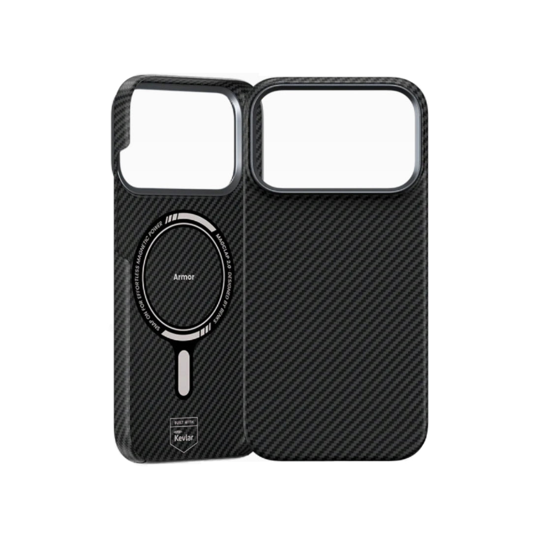 Benks ArmorAir 600D Phone Case Built with Kevlar® iP17 - Black - اكسسوار - Store 974 Electronics WLL  | ستور٩٧٤ للالكترونيات ذ.م.م