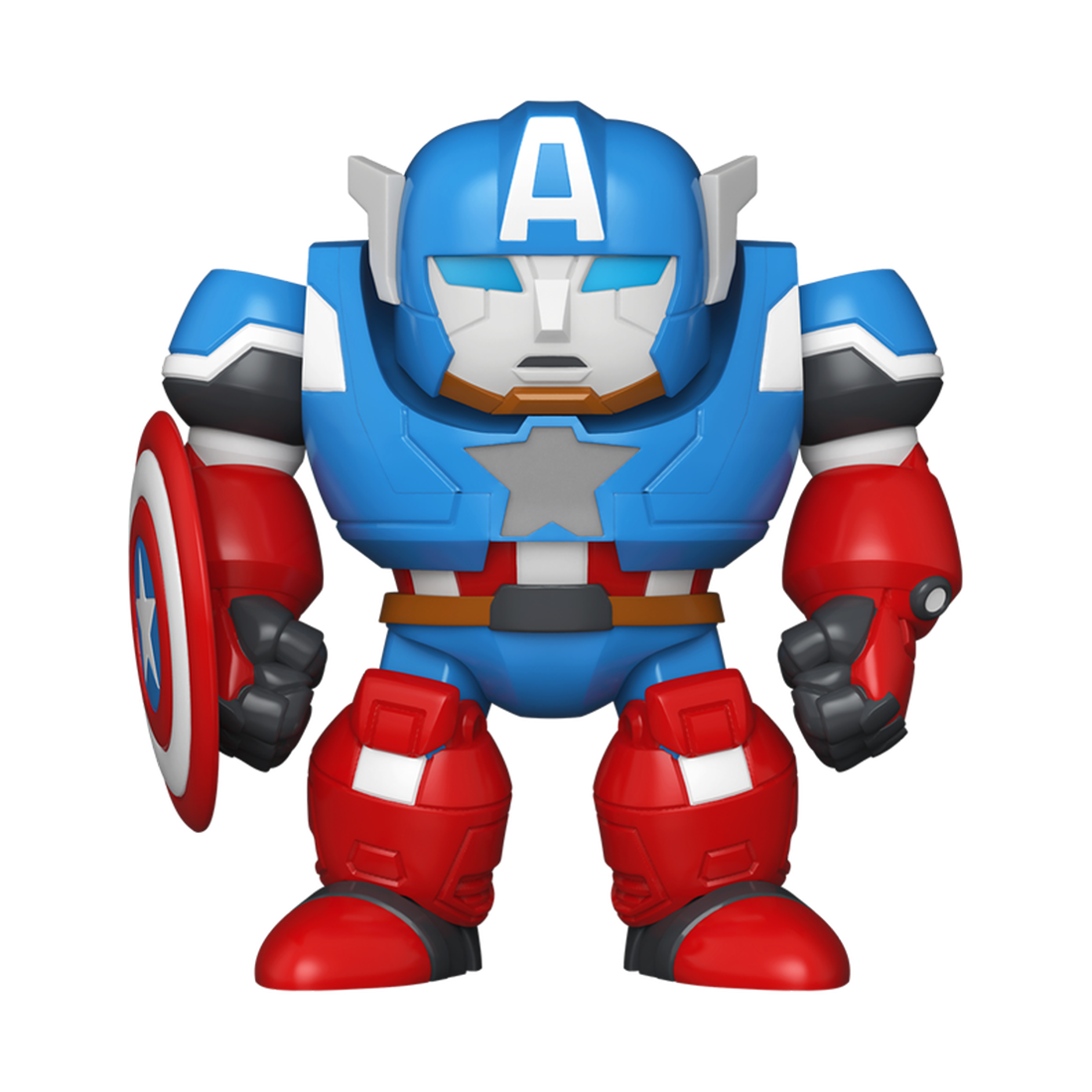 Bitty Bots: Marvel - Captain America Mech with Cap - مجسم Bitty Bots: Marvel - Captain America Mech with Cap - مجسم