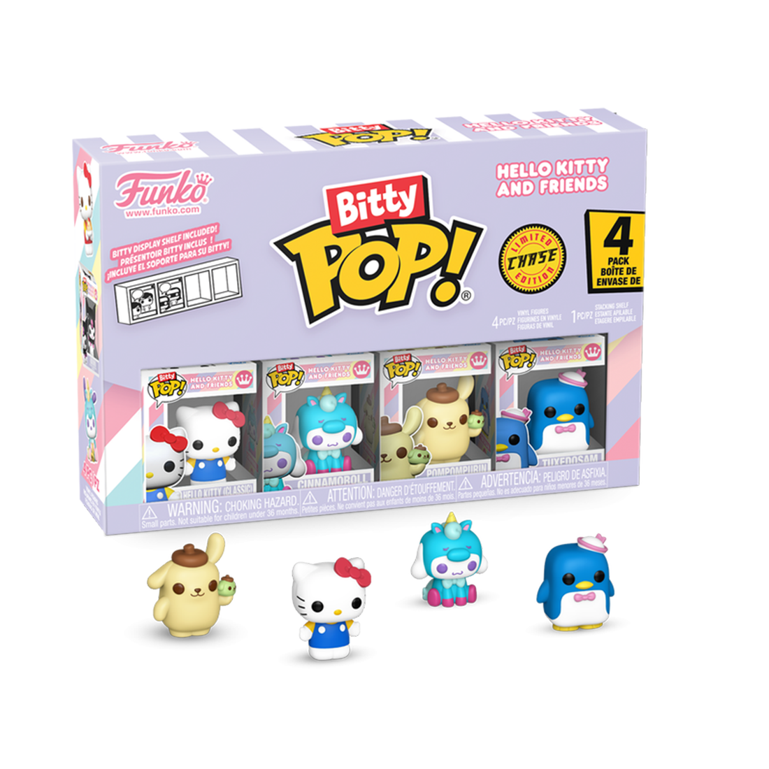 Bitty Pop! Animation: Sanrio - Hello Kitty 4pk - مجسم