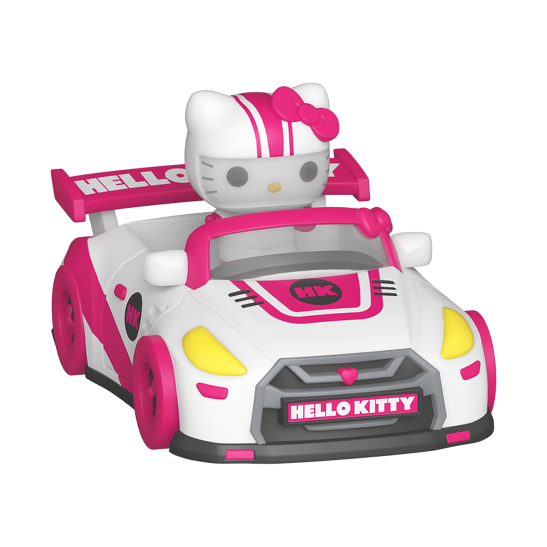 Bitty Pop! Ride Animation: Sanrio - Racecar with Hello Kitty - مجسم Bitty Pop! Ride Animation: Sanrio - Racecar with Hello Kitty - مجسم