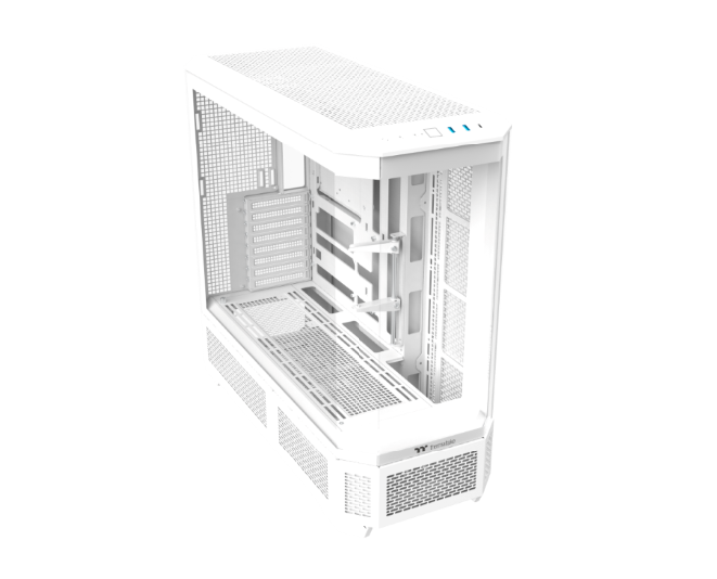 عرض Thermaltake 600 TG Full Tower Gaming Case - Snow - صnadoق