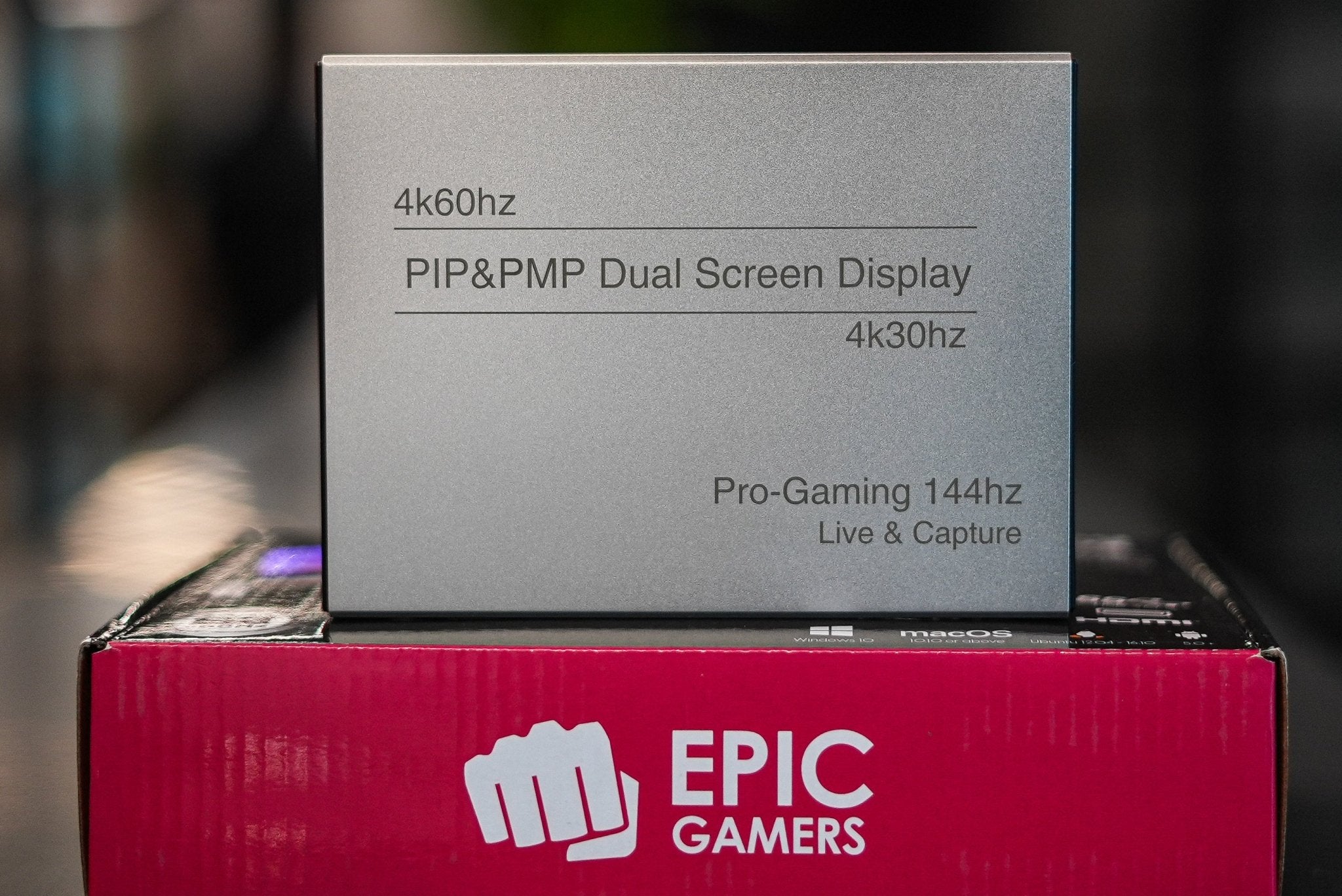 Epic Gamers 4K Livestreaming Video Capture Card- بطاقة إلتقاط Epic Gamers 4K Livestreaming Video Capture Card- بطاقة إلتقاط
