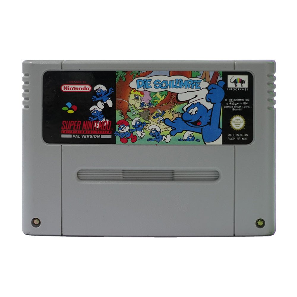 (Pre-Owned) The Smurfs: German Edition - Super Nintendo Entertainment System - ريترو - Store 974 | ستور ٩٧٤