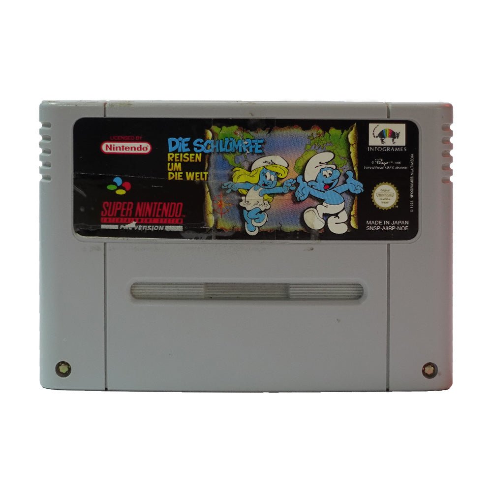 (Pre-Owned) The Smurfs: Reisen Um Die Welt - Super Nintendo Entertainment System - ريترو - Store 974 | ستور ٩٧٤