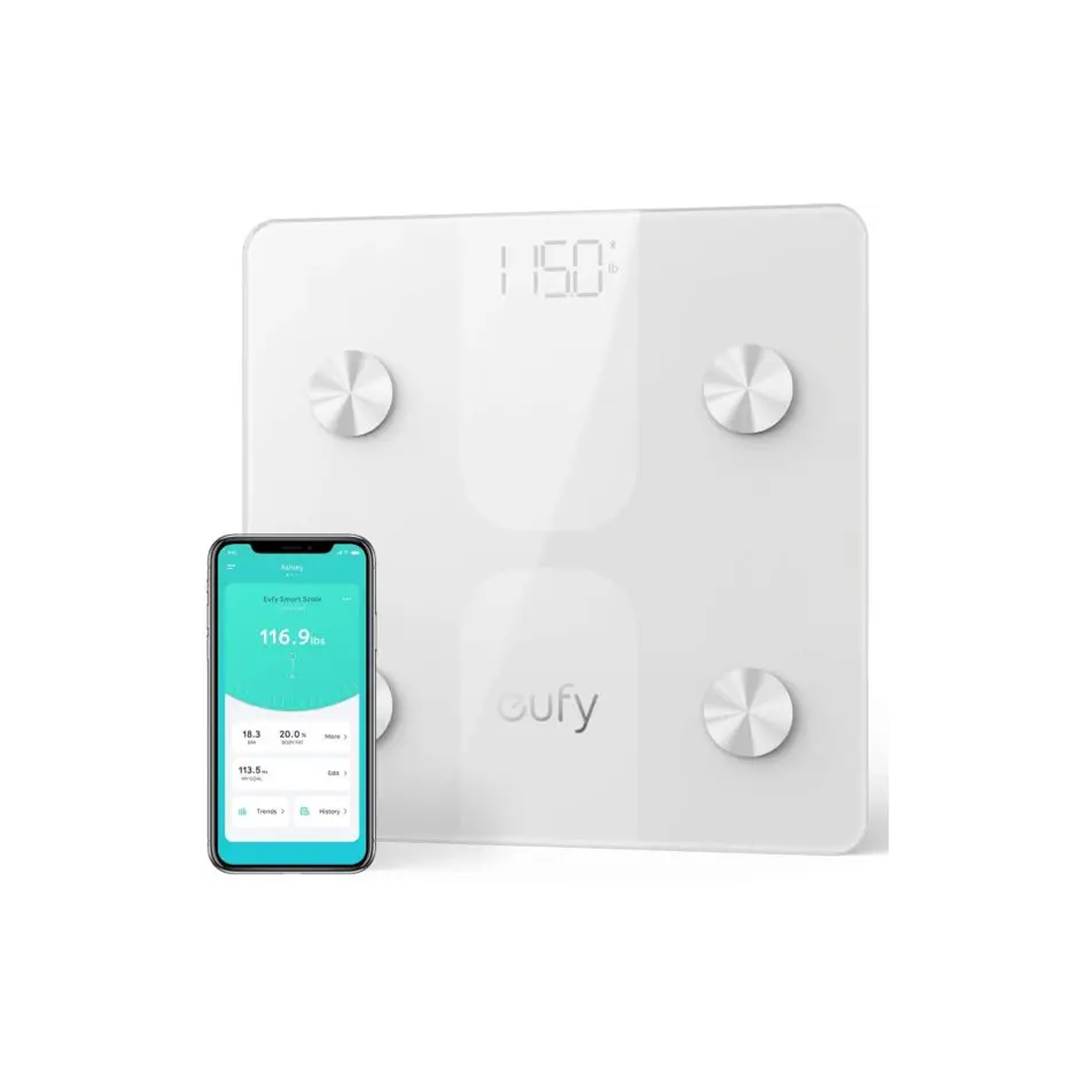Eufy Smart Scale C1 White - ميزان Eufy Smart Scale C1 White - ميزان