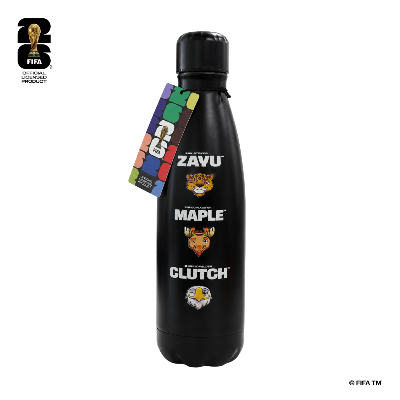 FWC 2026 Thermal Bottle - Black - قارورة