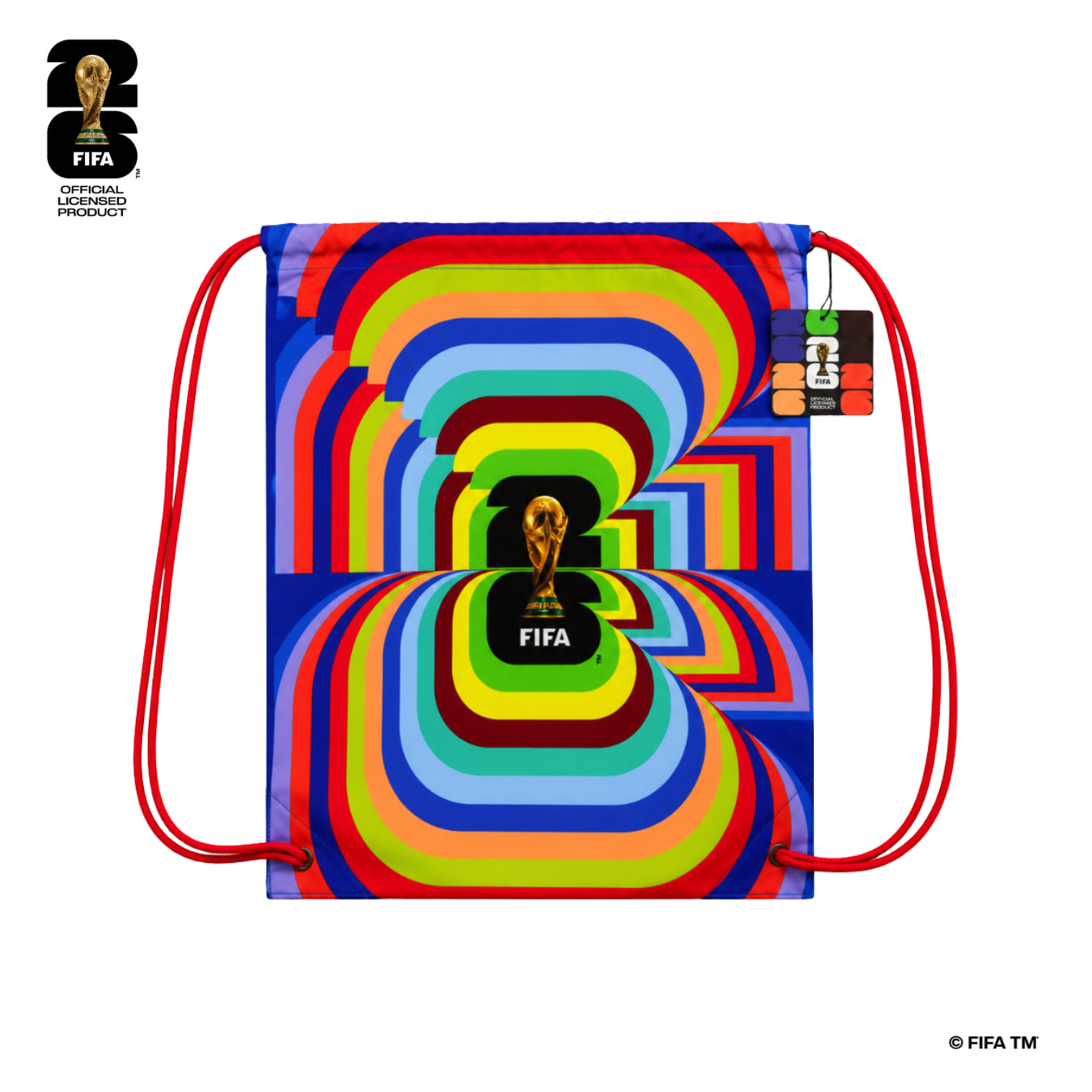 FWC26 Official Multicolor Drawstring Bag - حقيبة